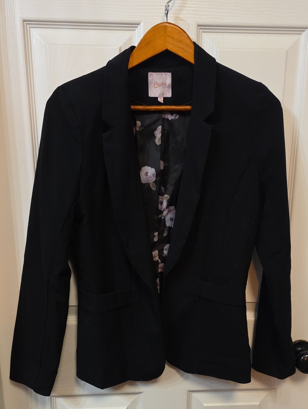 Candie's Black Women's Tailored Blazer
